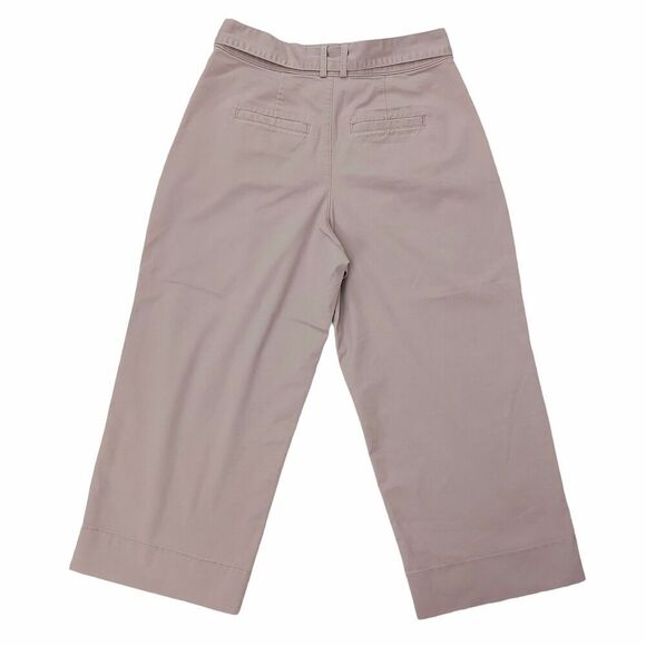 Abercrombie & Fitch Trousers Womens 27 Pale Rose High Rise Wide Leg Belted - Picture 5 of 11